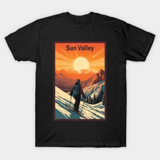 Sun Valley, USA, Travel poster T-Shirt